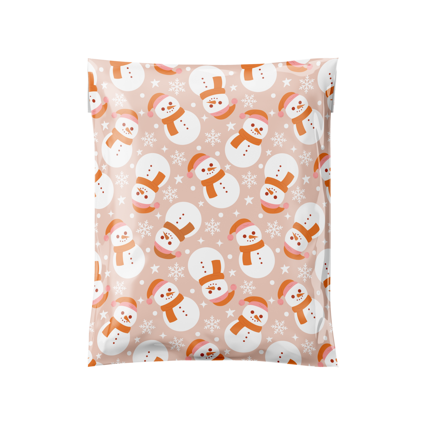 10X13 POLY MAILER - BOHO SNOWMAN