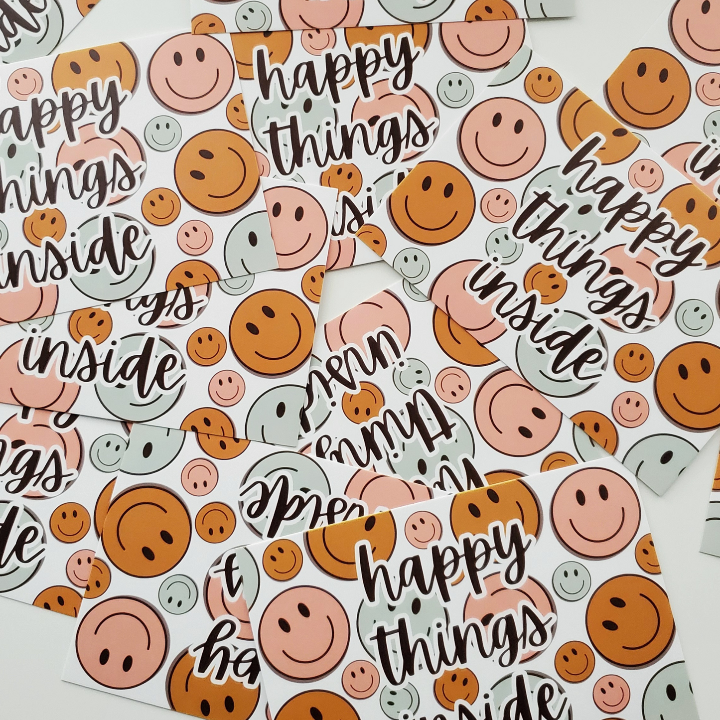 HAPPY SMILEY THANK YOU CARDS