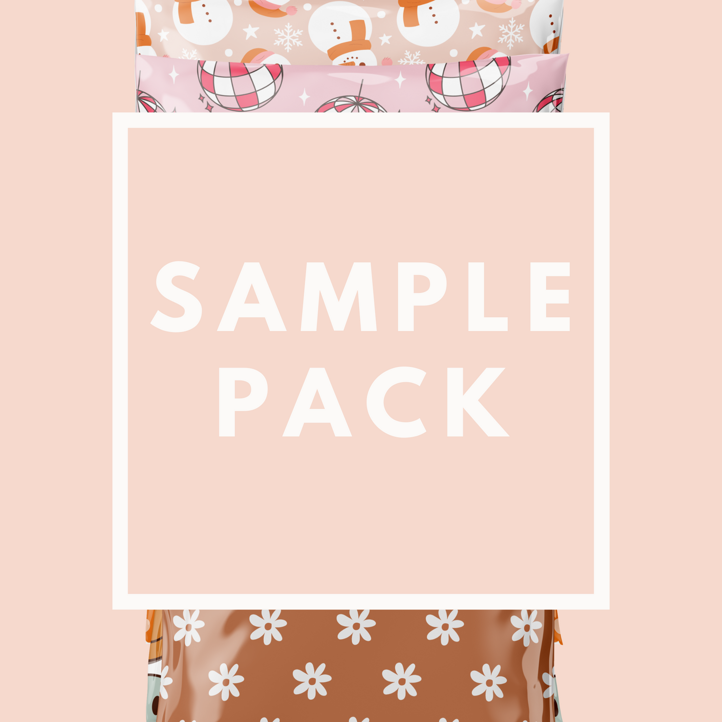 10X13 SAMPLE POLY MAILER PACK ( 5 CT )