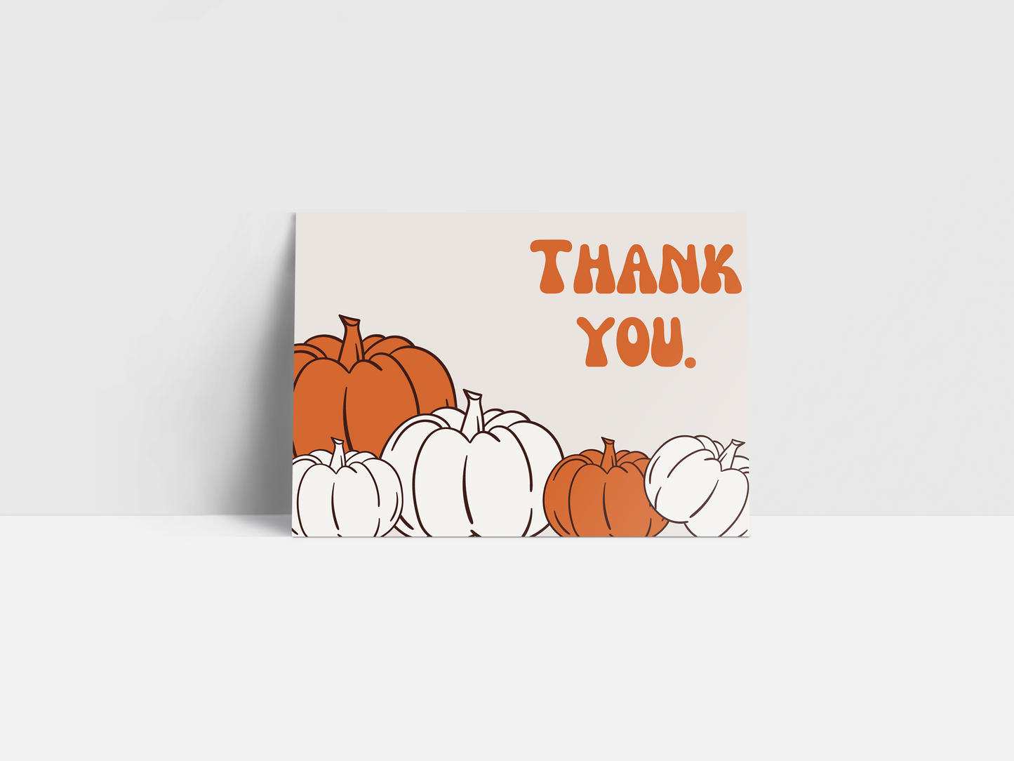 PUMPKIN THANK YOU CARDS