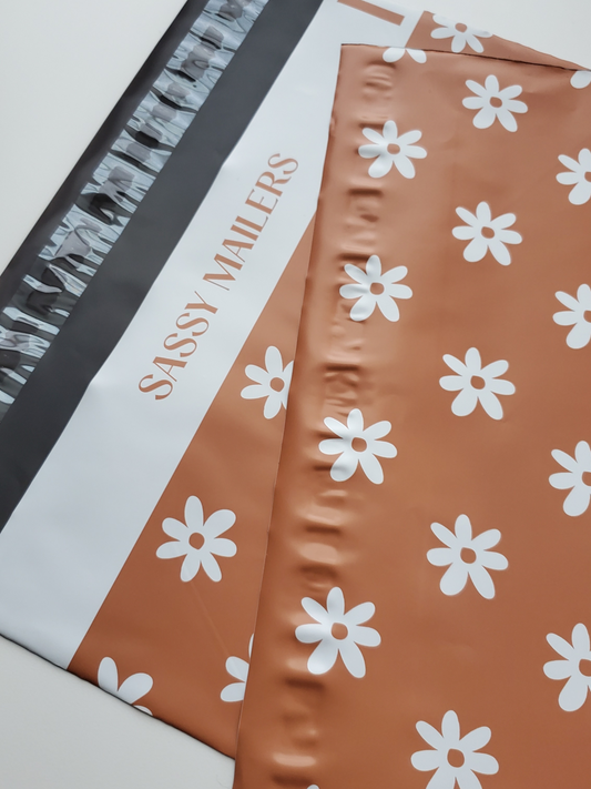 10X13 POLY MAILER - BOHO DAISY