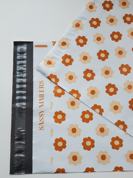 10X13 POLY MAILER - DUO TONE DAISY